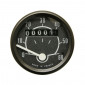 SPEEDOMETER FOR MOPED (ROUND SHAPED) 60KM/H Ø48mm - BLACK+MOUNTING SUPPORT