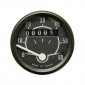 COMPTEUR CYCLO ROND 60KM/H DIAM 48 mm NOIR AVEC SUPPORT 3701213413287