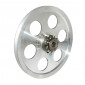 HEAD PULLEY FOR MOPED PEUGEOT 103 SP-MVL ALUMINIUM - 6 HOLES- WITH 11 TEETH SPROCKET -SELECTION P2R