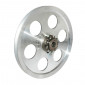 HEAD PULLEY FOR MOPED PEUGEOT 103 SP-MVL ALUMINIUM - 6 HOLES- WITH 11 TEETH SPROCKET -SELECTION P2R 3700948096949