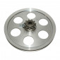 HEAD PULLEY FOR MOPED MBK 51 ALUMINIUM - 6 HOLES- WITH 11 TEETH SPROCKET 3700948096956
