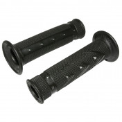 GRIP- PROGRIP ON ROAD 721 DUAL DENSITY BLACK/GREY 125mm OPEN END (PAIR) (ROAD BIKE) 0801766085900