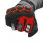 GLOVES ADX CROSS TOWN BLACK/RED T12 (XXL) (APPROVED EN 13594:2015)