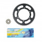 CHAIN AND SPROCKET KIT FOR DERBI 50 GPR 2004>2005 NUDE 420 12x53 (BORE 108mm,PLATE) (OEM SPECIFICATION) -AFAM-