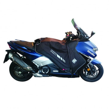 TABLIER COUVRE JAMBE TUCANO POUR YAMAHA 530 TMAX 2017>, 560 TMAX 2020> (R189PRO-X) (TERMOSCUD PRO 4 SEASON) (SYSTEME ANTI-FLOTTEMENT SGAS) 8026492106954