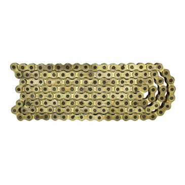 CHAIN FOR MOTORBIKE P2R 420 REINFORCED - GOLD 136 LINKS