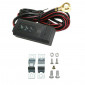 BATTERY CHARGER ON USB - AVOC 12V 2A WITH SWITCH +BODY AND HANDLEBAR FASTENING (WATERPROOF) -AVOC-(L 57mm W 25mm - H 22mm)