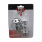 DIABOLO MOTO M8 ALU CNC TETE FRAISEE ARGENT (PAIRE) -AVOC- 3700948100738