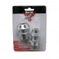 DIABOLO FOR PADDOCK STAND M10 SILVER- FOR KAWASAKI (WITH CHC CONTERSUNK SCREW) -AVOC- (PAIR) 3700948300046