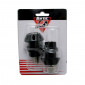 DIABOLO FOR PADDOCK STAND M10 - BLACK- FOR KAWASAKI (WITH CHC CONTERSUNK SCREW) -AVOC- (PAIR) 3700948300053