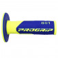 GRIP- PROGRIP OFF ROAD 801 DUAL DENSITY DUAL DENSITY FLUO DESIGN YELLOW FLUO/BLUE 115mm (PAIR) (CROSS/MX) 0801766079046