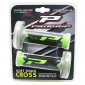 REVETEMENT POIGNEE PROGRIP MOTO OFF ROAD 788 TRIPLE DENSITE BASE COLOR VERT/NOIR/GRIS CLOSED END 115mm (CROSS/MX) (PAIRE)