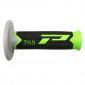 REVETEMENT POIGNEE PROGRIP MOTO OFF ROAD 788 TRIPLE DENSITE BASE COLOR VERT/NOIR/GRIS CLOSED END 115mm (CROSS/MX) (PAIRE)