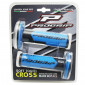 GRIP- PROGRIP OFF ROAD 801 DUAL DENSITY DUAL DENSITY BASE BLACK/BLUE LIGHT 115mm (PAIR) (CROSS/MX) 0801766080080