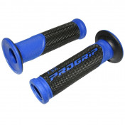 GRIP- PROGRIP ON ROAD 732 DUAL DENSITY OPEN END BLACK/BLUE 125mm (PAIR) (ROAD USE) 0801766084729