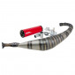 EXHAUST FOR 50cc MOTORBIKE VOCA ROOKIE FOR MINARELLI 50 AM6, BETA 50 RR/RIEJU 50 RS3, RS2, RS1, MRT, SMX, RMX, RR/PEUGEOT 50 XPS, XP6/MBK 50 X-POWER, X-LIMIT/YAMAHA 50 TZR, DTR (LOW MOUNTING - RED ALUMINIUM SILENCER) 3700948183335