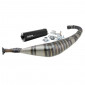 EXHAUST FOR 50cc MOTORBIKE VOCA ROOKIE FOR DERBI 50 SENDA, GPR/APRILIA 50 RS4/GILERA 50 SMT, RCR (LOW MOUNTING - BLACK ALUMINIUM SILENCER) 3700948183342