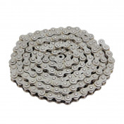 CHAINE MOTO VOCA 420 RENFORCE COULEUR CHROME 136 MAILLONS 3700948184172