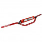 HANDLEBAR FOR 50cc MOTORBIKE VOCA CROSS - ALUMINIUM T6 - Ø22,2mm W 805mm H94mm - RED WITH PAD RED