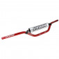 HANDLEBAR FOR 50cc MOTORBIKE VOCA CROSS - ALUMINIUM T6 - Ø22,2mm W 805mm H94mm - RED WITH PAD GREY 3700948184493