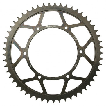 REAR CHAIN SPROCKET FOR 50cc MOTORBIKE DERBI 50 GPR 2004>2005 NUDE 420 53 TEETH -STEEL- (BORE 108mm, PLATE)