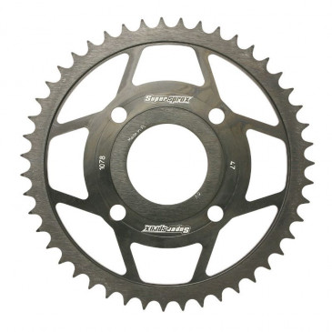 REAR CHAIN SPROCKET FOR 50cc MOTORBIKE MBK 50 X-POWER 2000>2002/YAMAHA 50 TZR 2000>2002 420 47 TEETH -STEEL- (BORE Ø 54 mm) -SELECTION P2R-