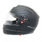 HELMET-FLIP-UP MT ATOM SV (DOUBLE VISORS) SOLID BLACK MATT XS