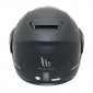 HELMET-FLIP-UP MT ATOM SV (DOUBLE VISORS) SOLID BLACK MATT XS