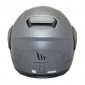 HELMET-FLIP-UP MT ATOM SV (DOUBLE VISORS) SOLID TITANIUM MATT XS