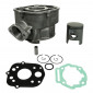 CYLINDRE 50 A BOITE ADAPTABLE DERBI 50 SENDA 2006>, GPR 2006>/GILERA 50 SMT 2006>, RCR 2006> (MOTEUR PIAGGIO EURO 3) -P2R FONTE AVEC PISTON GRAPHITE- 3700948020364