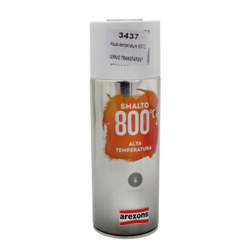 SPRAY- PAINT CAN AREXONS PRO HIGH TEMPERATURE 800°C VARNISH TRANSPARENT 400ml (3437)