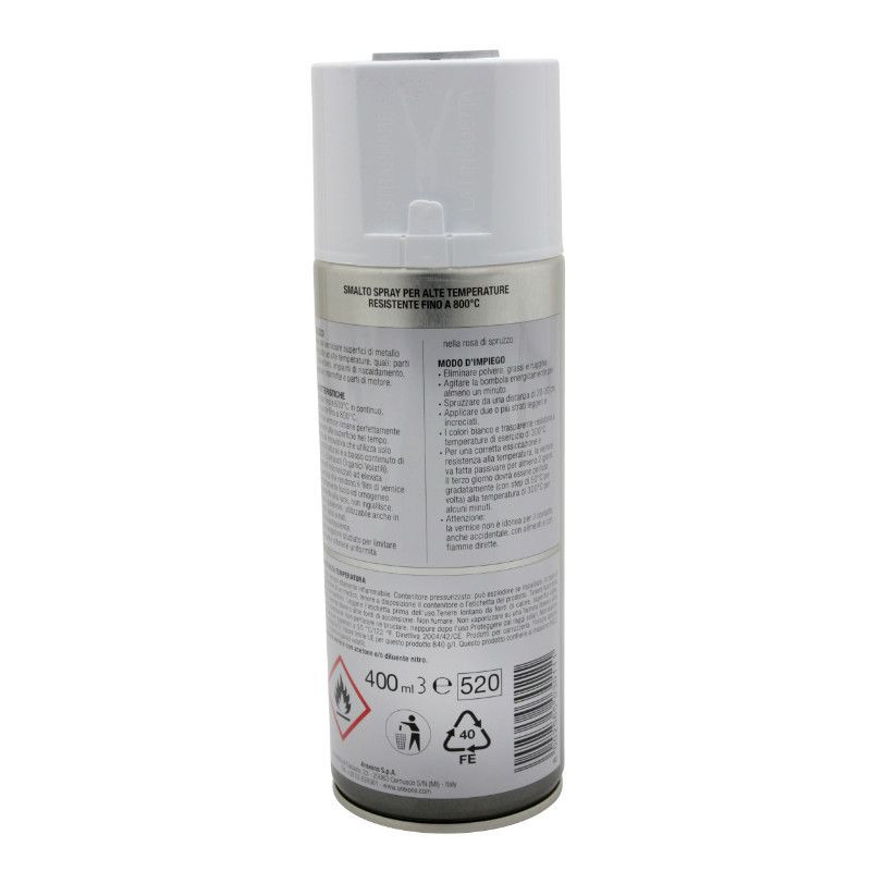 Peinture Haute température Gris alu 400ml