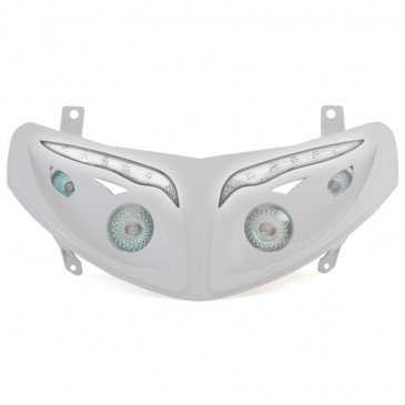 TWIN HEADLIGHTS REPLAY RR8 FOR PEUGEOT 50 SPEEDFIGHT-II WHITE - CLEAR LEDS