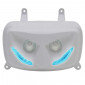TWIN HEADLIGHTS REPLAY RR8 FOR MBK 50 BOOSTER 2004>/YAMAHA 50 BWS 2004> WHITE - BLUE LEDS** 3700948033500
