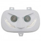 TWIN HEADLIGHTS REPLAY RR8 FOR MBK 50 BOOSTER 1999>2003/YAMAHA 50 BWS 1999>2003 WHITE - CLEAR LEDS ** 3700948033456