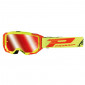 MOTOCROSS GOGGLES PROGRIP 3303 FL VISTA YELOW FLUO/RED - MULTILAYERED MIRRORED LENS- NO FOG/ ANTI-SCRATCH/ANTI U.V. (APPROVED CE-EN-N° AC-96025 REV.2) SUPPLIED WITH A FREE TRANSPARENT 3310 VISOR