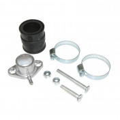 PIPE ADMISSION SCOOT REPLAY SOUPLE POUR PEUGEOT 50 TKR, TREKKER, SPEEDFIGHT, BUXY, ELYSEO, VIVACITY (POUR PHBN/PHVA, DIAMETRE INTERIEUR 24mm) 3700948037577