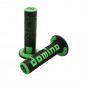 GRIP- DOMINO ORIGINAL- OFF ROAD A360 BLACK/GREEN (120 mm) (PAIR) ---