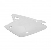 REAR SIDE COVER FOR 50cc MOTORBIKE RIEJU 50 MRT 2009>, MRT ENDURO 2009>, MRT PRO 2009>, MRT SM 2009> GLOSS WHITE LEFT (SOLD PER UNIT)- SELECTION P2R 3700948103869