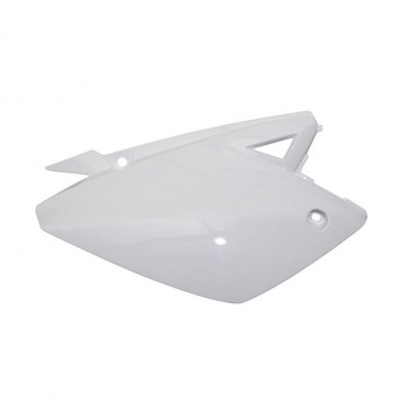 REAR SIDE COVER FOR 50cc MOTORBIKE RIEJU 50 MRT 2009>, MRT ENDURO 2009>, MRT PRO 2009>, MRT SM 2009> GLOSS WHITE RIGHT (SOLD PER UNIT)- SELECTION P2R