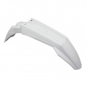 FRONT MUDGUARD FOR 50cc MOTORBIKE RIEJU 50 MRT 2009>, MRT ENDURO 2009>, MRT PRO 2009>, MRT SM 2009> GLOSS WHITE (SOLD PER UNIT) 3700948103968