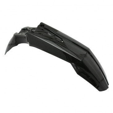 FRONT MUDGUARD FOR 50cc MOTORBIKE RIEJU 50 MRT 2009>, MRT ENDURO 2009>, MRT PRO 2009>, MRT SM 2009> GLOSS BLACK (SOLD PER UNIT)