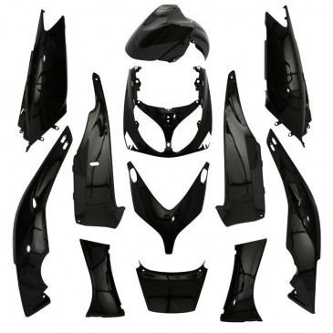 FAIRINGS/BODY PARTS FOR MAXISCOOTER YAMAHA 500 TMAX 2001>2007 GLOSS BLACK -GENUINE STYLE- (KIT 12 PARTS)
