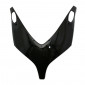 FRONT COVER (UPPER) FOR MAXISCOOTER YAMAHA 500 TMAX 2001>2007 GLOSS BLACK -GENUINE STYLE - -P2R-