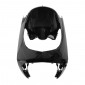 FRONT FAIRING FOR SCOOT PEUGEOT 50 VIVACITY 3 - 2008> GLOSS BLACK (LOWER) -P2R- 3700948104293