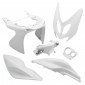 FAIRINGS/BODY PARTS FOR SCOOT MBK 50 NITRO 1997>2012/YAMAHA 50 AEROX 1997>2012 WHITE GLOSS (6 PARTS KIT) 3700948053980