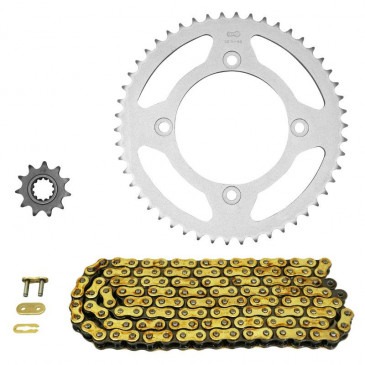 CHAIN AND SPROCKET KIT FOR BETA 50 RR SM TRACK 2012>2017 420 11x50 (BORE Ø 100mm) (OEM SPECIFICATIONS) -AFAM-