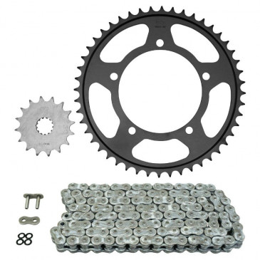 CHAIN AND SPROCKET KIT FOR SUZUKI 600 GSR 2006>2010 525 16x48 (Ø SPROCKET 120/140/10.25) (OEM SPECIFICATION) -AFAM-