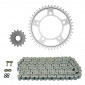 KIT CHAINE ADAPTABLE HONDA 600 CB F HORNET 2007>2013 525 16x43 (DIAM COURONNE 112/138/12.25) (DEMULTIPLICATION ORIGINE) -AFAM- 5400598030482