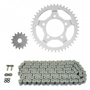 KIT CHAINE ADAPTABLE SUZUKI 650 SV S 1999>2007 525 15x44 (DIAM COURONNE 87/110/10.5) (DEMULTIPLICATION ORIGINE) -AFAM- 5400598037962